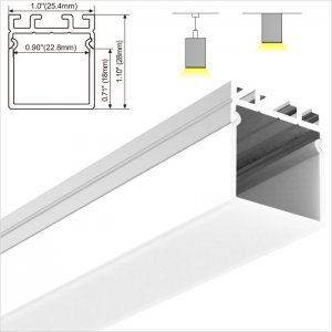 A111S Series 26x28mm LED Strip Channel - Pendant/Surface Mounted Aluminium Profile for LED Strip Lights